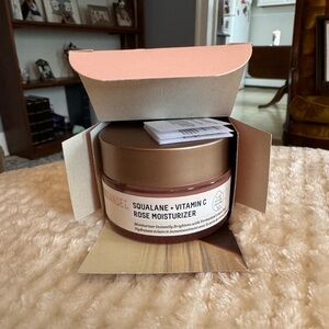 Biossance SQUALANE + VITAMIN C ROSE MOISTURIZER 1.69oz/50ml NIB